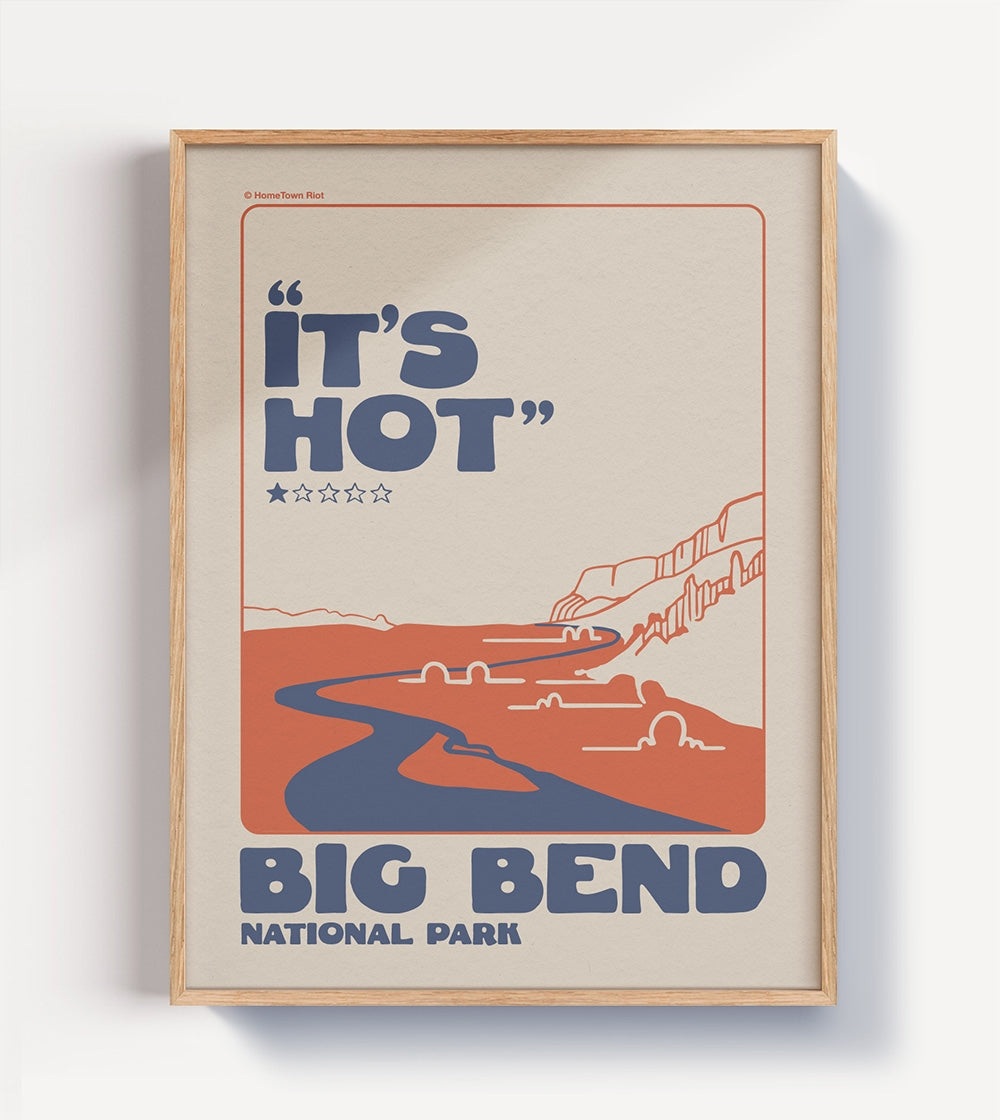 Big Bend National Park 1 Star Review Print