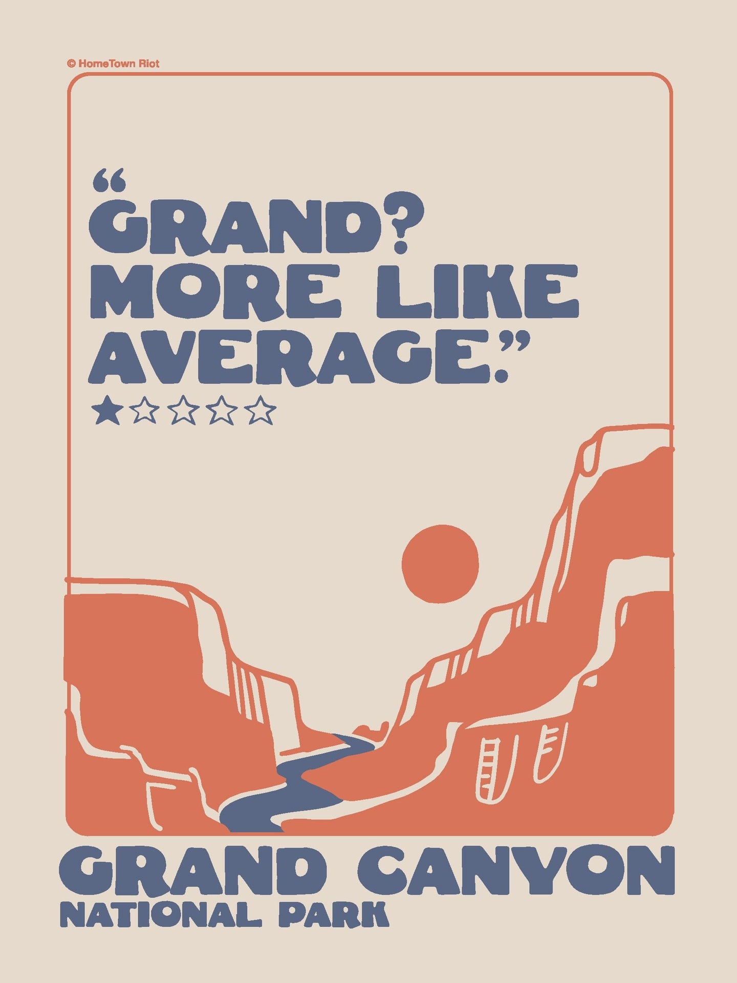 Grand Canyon National Park 1 Star Review Print