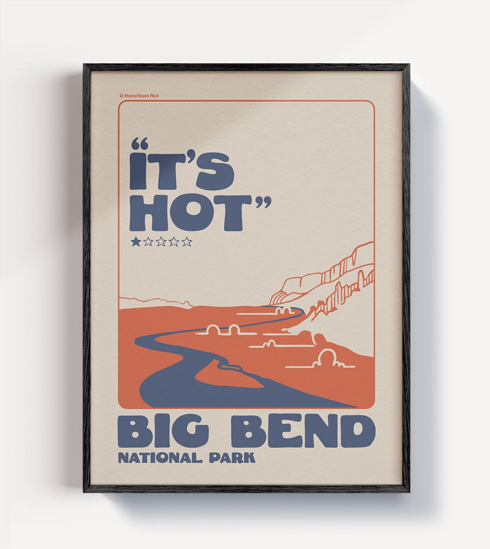 Big Bend National Park 1 Star Review Print