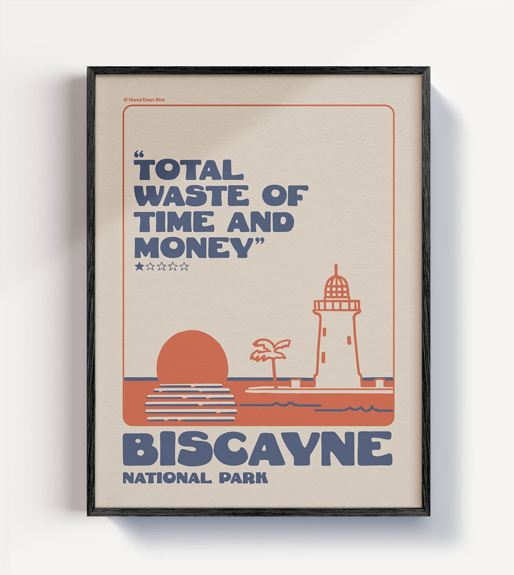 Biscayne National Park 1 Star Review Print