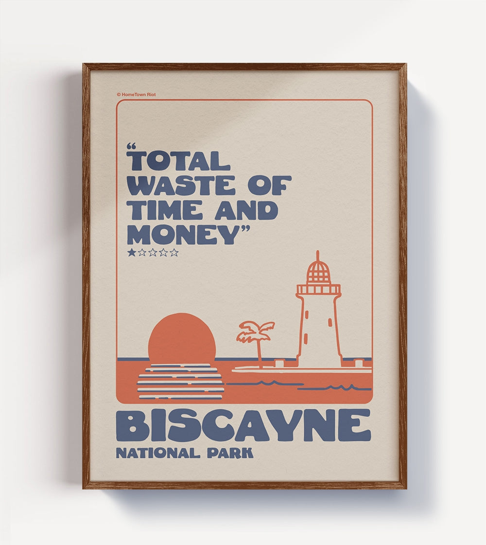 Biscayne National Park 1 Star Review Print
