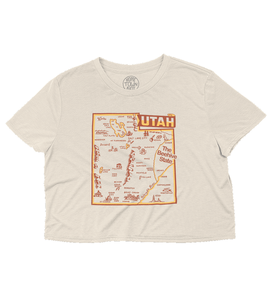 The Beehive State Crop Top