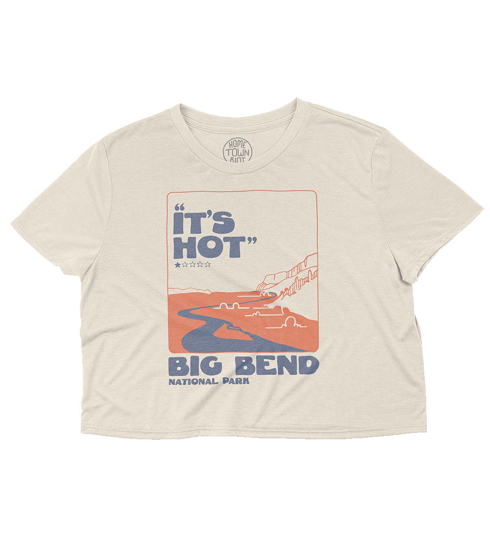 Big Bend National Park 1 Star Crop Top