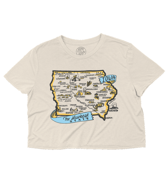 The Hawkeye State Crop top