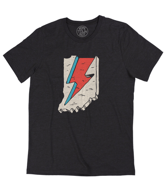 Indiana Bowie Lightning Bolt Shirt