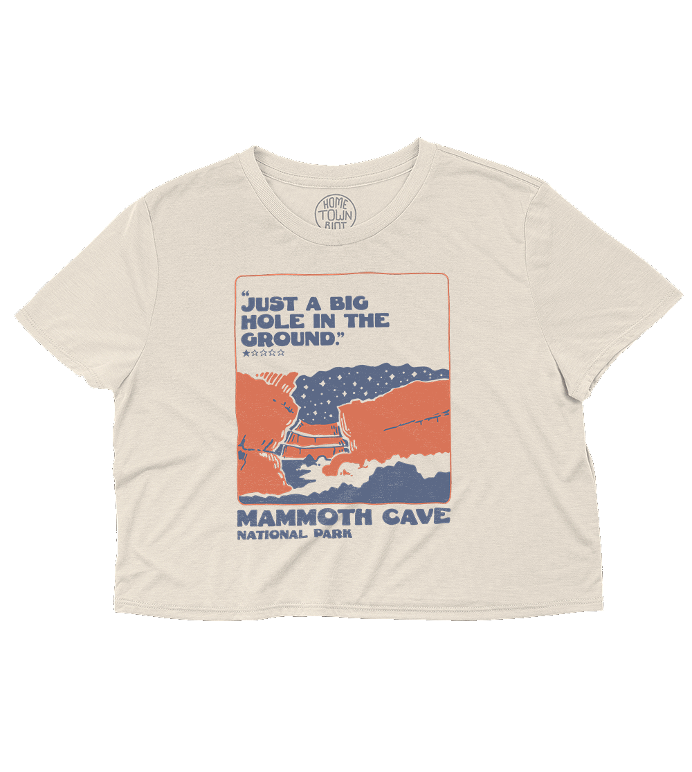 Mammoth Cave National Park 1 Star Review Crop Top
