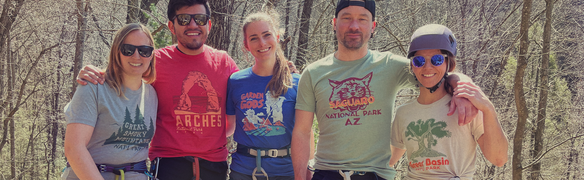 national park t shirt banner