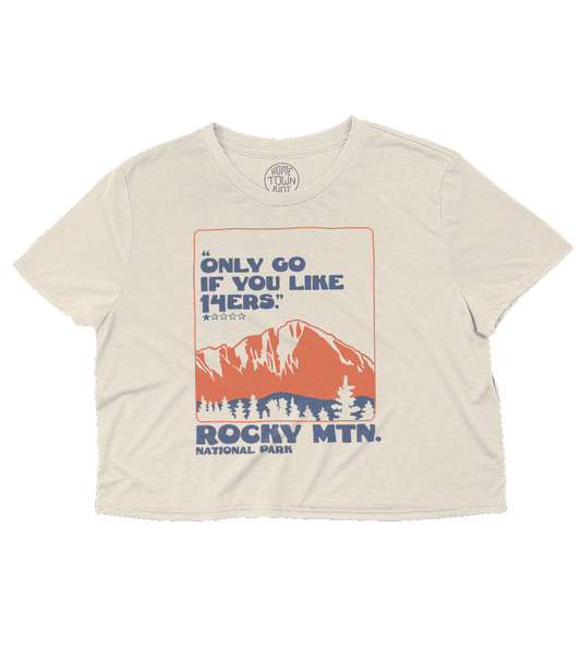 Rocky Mountain National Park 1 Star Review Crop Top