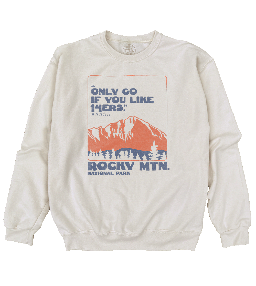 Rocky Mountain National Park 1 Star Review Sweatshirt