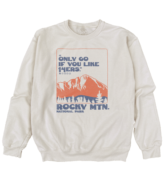 Rocky Mountain National Park 1 Star Review Sweatshirt