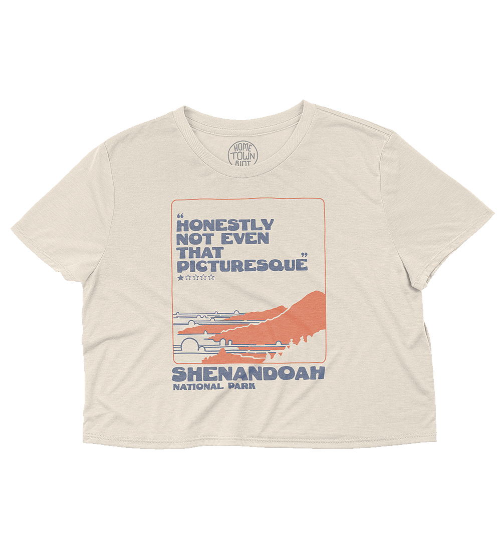 Shenandoah National Park 1 Star Review Crop Top