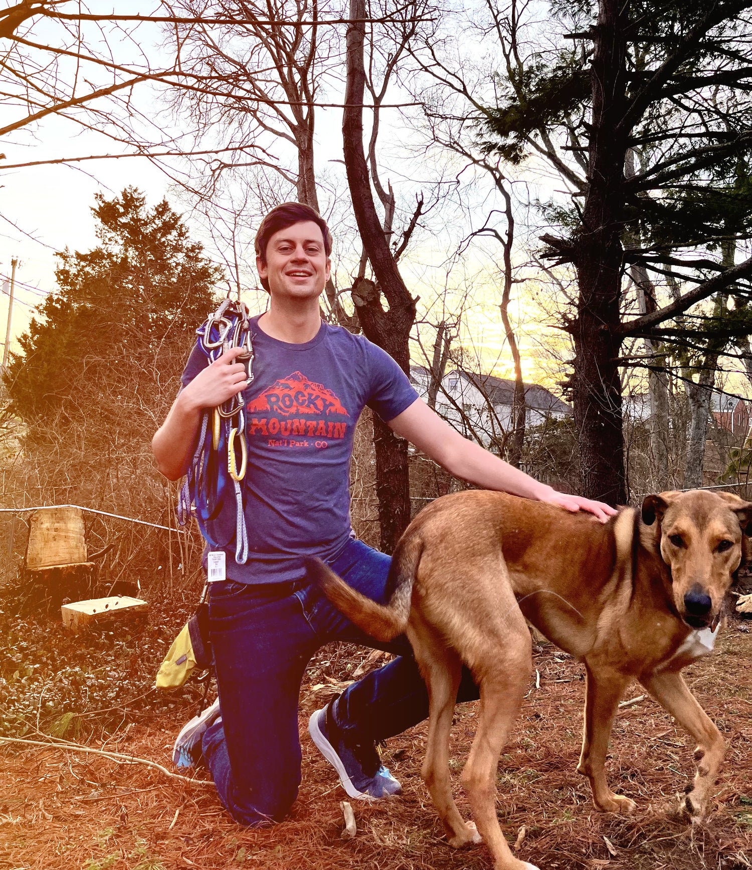 Rocky Mountain National Park Shirt with Bowie Dog