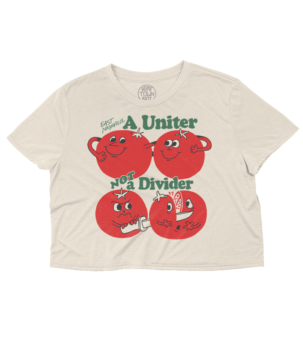 Tomato Art Fest Uniter Divider Crop Top