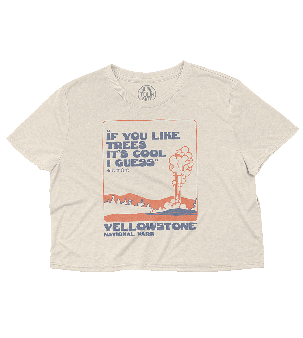 Yellowstone National Park 1 Star Review Crop Top