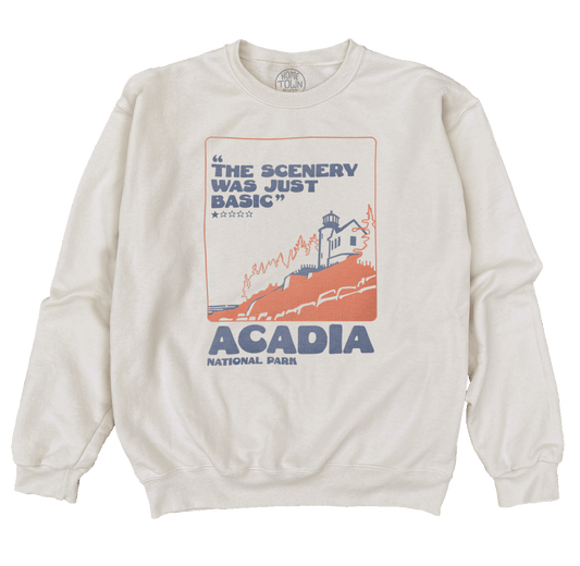Acadia National Park 1 Star Review Sweatshirt - HomeTownRiot