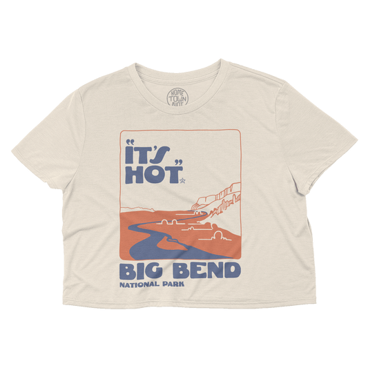 Big Bend National Park 1 Star Crop Top - HomeTownRiot