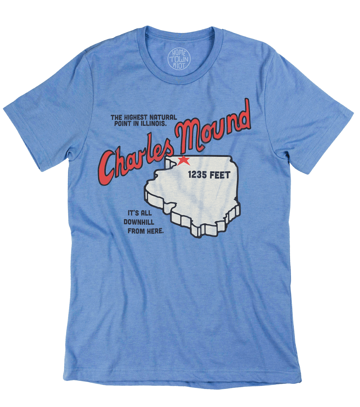 Charles Mound Highest Point Shirt - HomeTownRiot