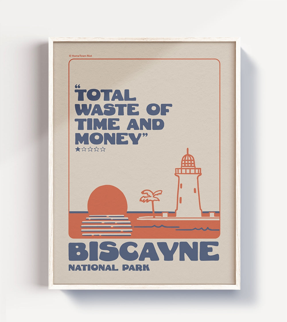 Biscayne National Park 1 Star Review Print