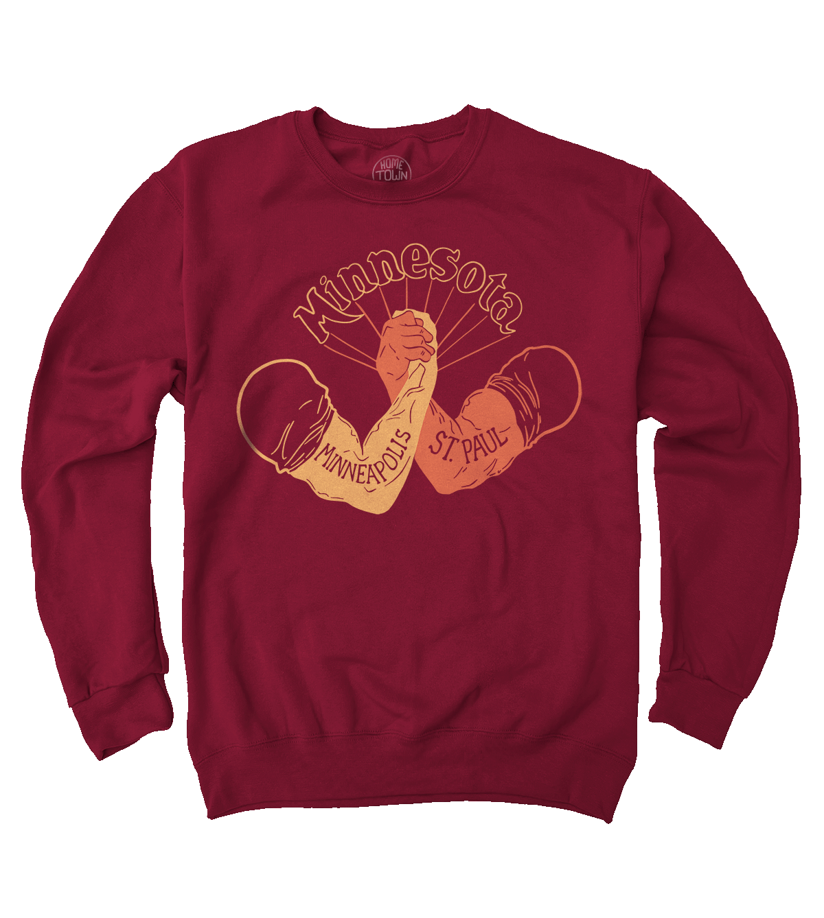 Epic Minnesota Handshake Sweatshirt - HomeTownRiot