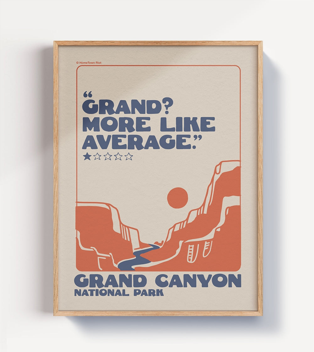 Grand Canyon National Park 1 Star Review Print