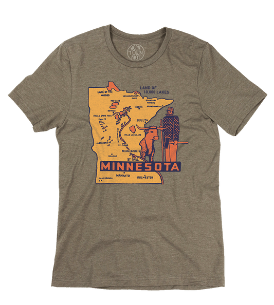 Land of 10,000 Lakes Shirt - HomeTownRiot