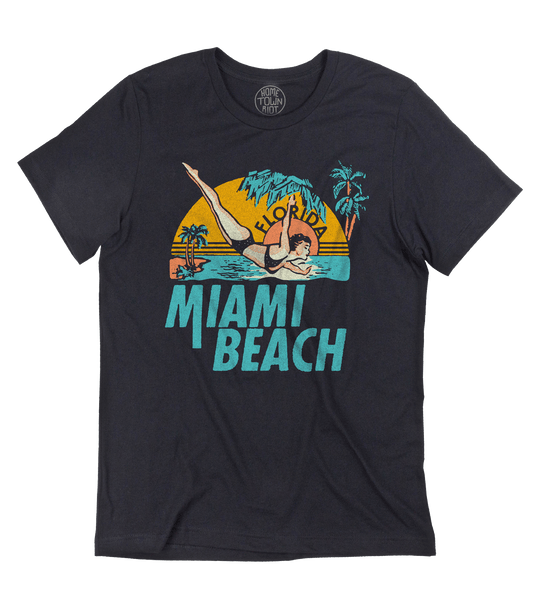 Miami Beach Diver Shirt - HomeTownRiot