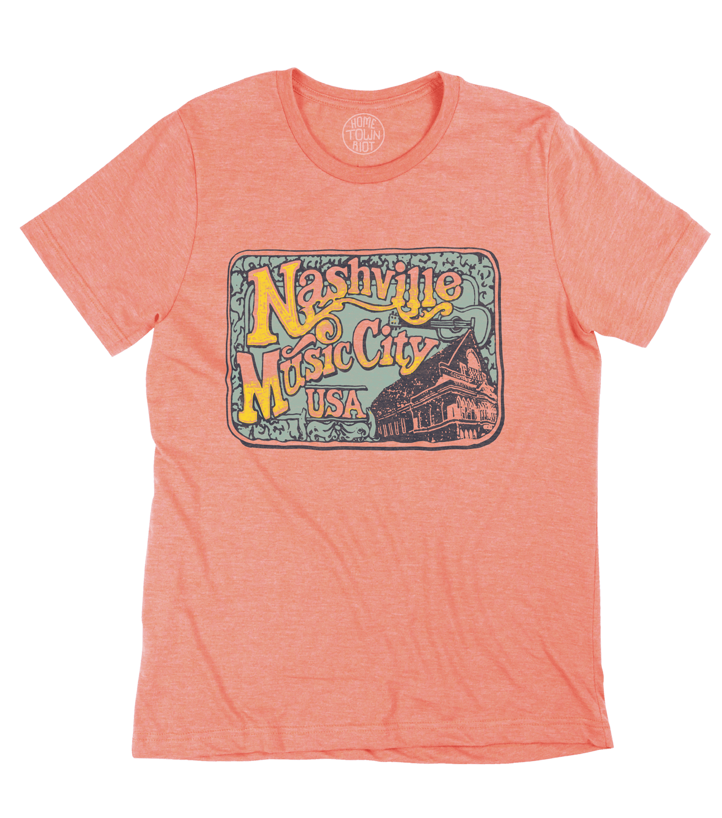 Nashville Music City Throwback Shirt - HomeTownRiot