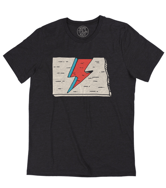 North Dakota Bowie Lightning Bolt Shirt - HomeTownRiot