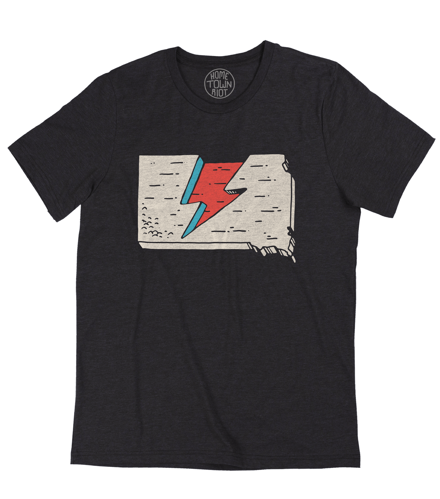 South Dakota Bowie Lightning Bolt Shirt - HomeTownRiot
