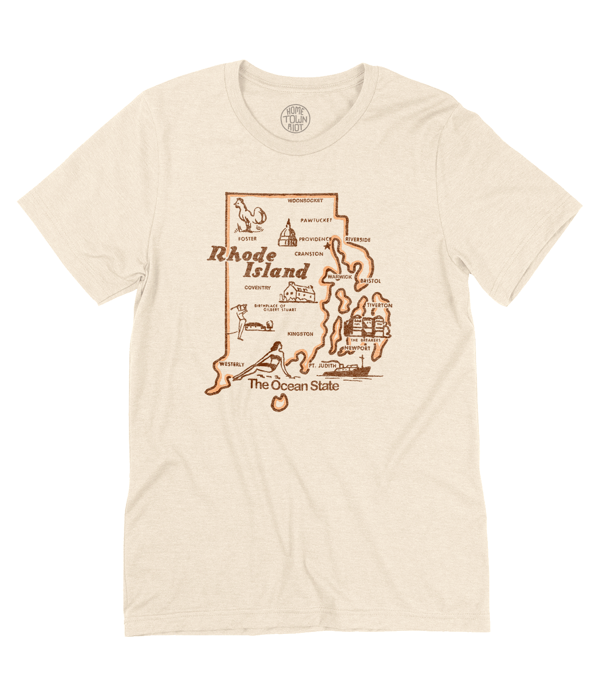 The Ocean State RI Shirt - HomeTownRiot