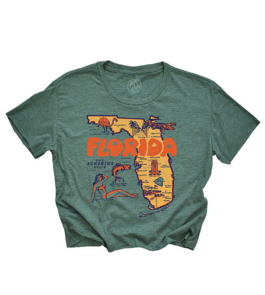 The Sunshine State Florida Crop Top - HomeTownRiot