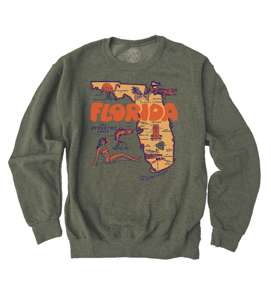 The Sunshine State Florida Sweatshirt - HomeTownRiot