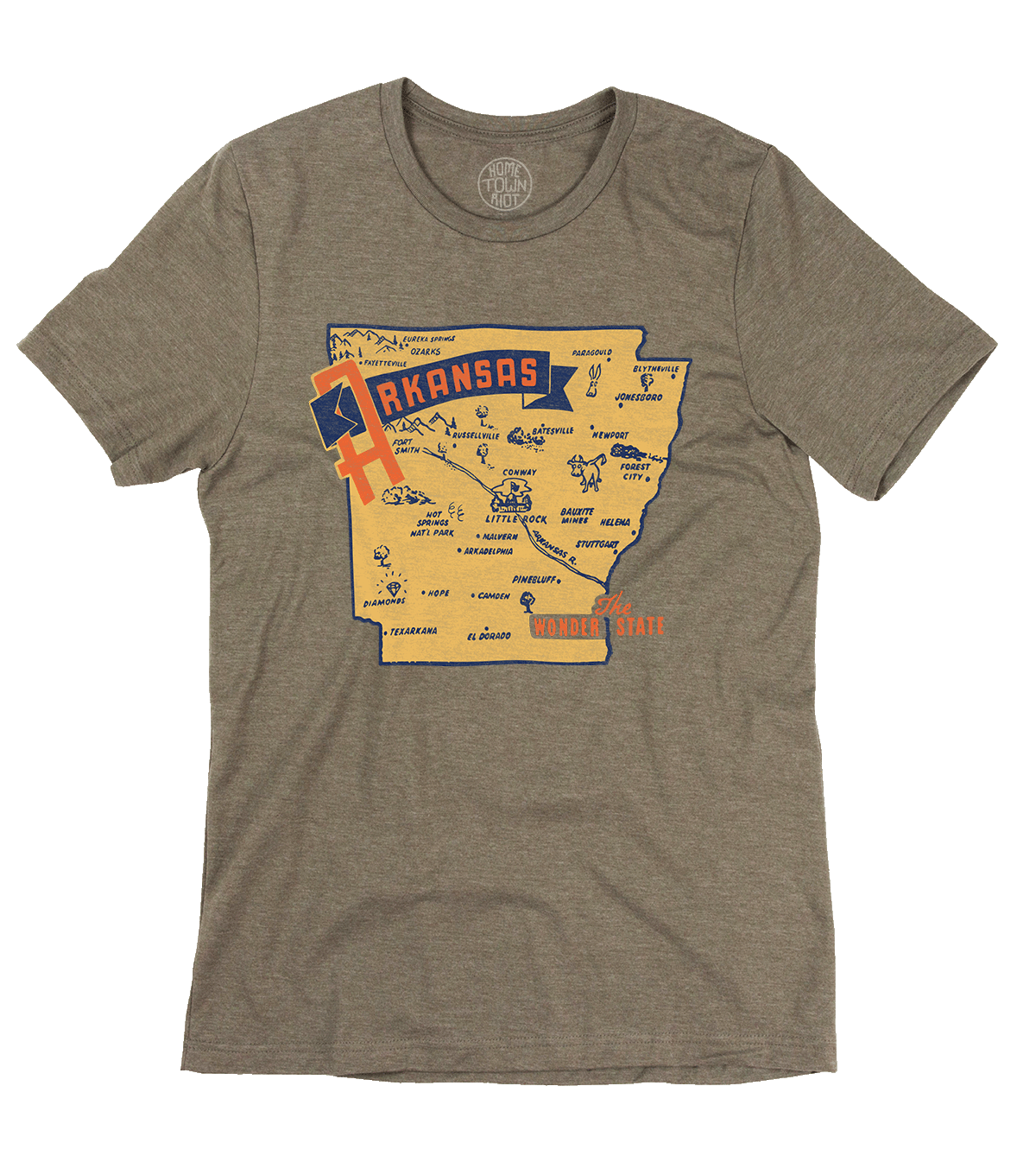 The Wonder State Arkansas Shirt - HomeTownRiot