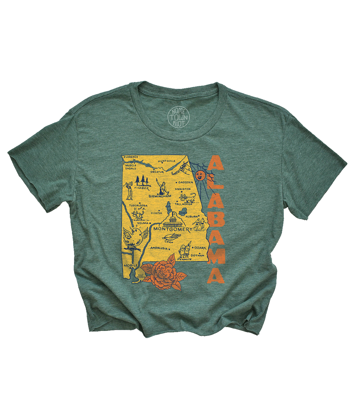 The Yellowhammer State Crop Top - HomeTownRiot