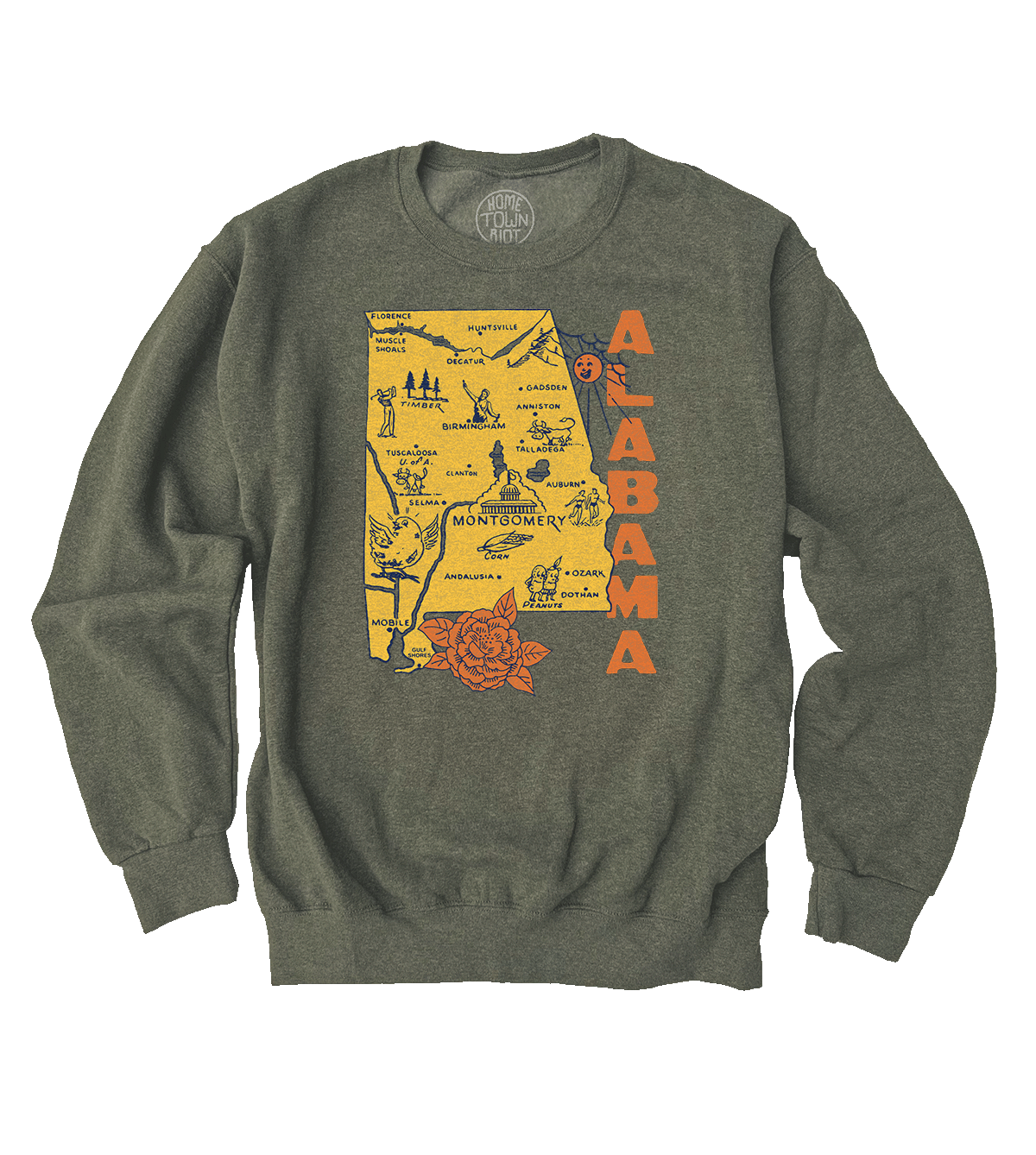 The Yellowhammer State Sweatshirt - HomeTownRiot