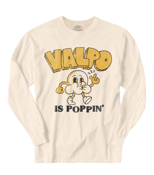 Valpo Is Poppin' Long Sleeve - HomeTownRiot