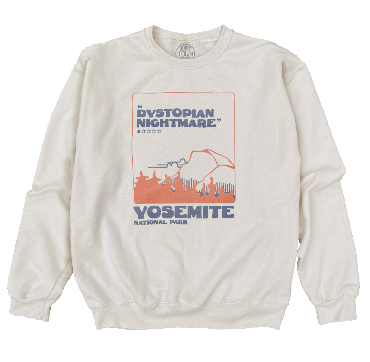 Yosemite National Park 1 Star Sweatshirt - HomeTownRiot