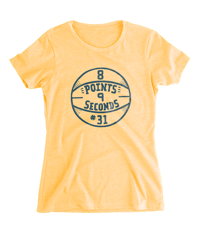 8 Points 9 Seconds Ladies Tee - HomeTownRiot
