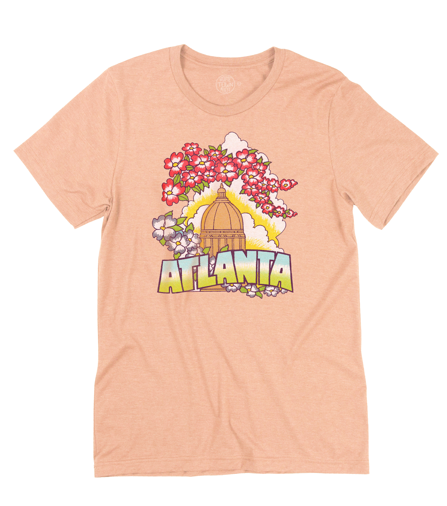 Flowery Atlanta Shirt - HomeTownRiot