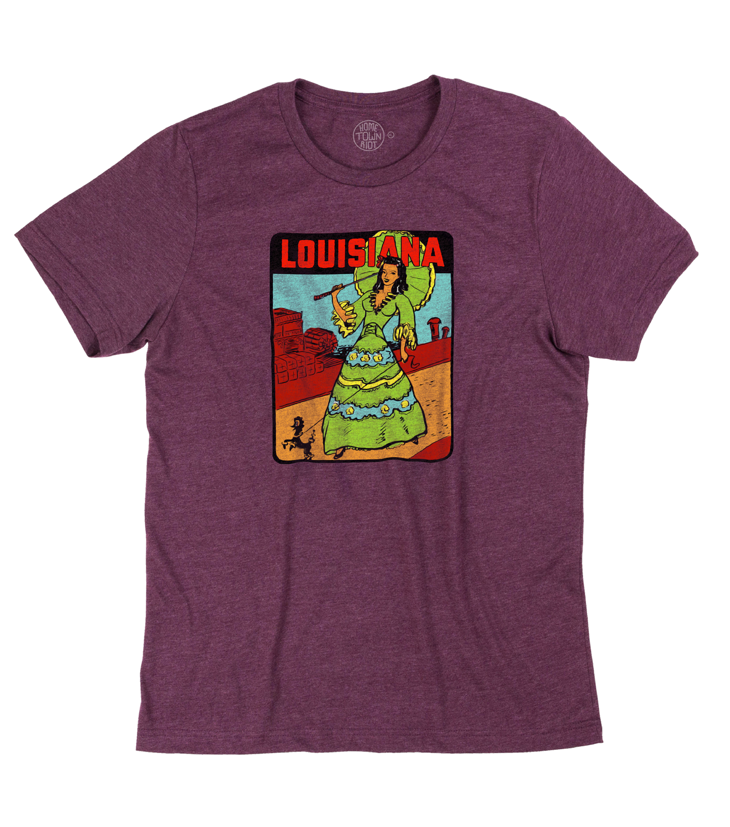 Louisiana Walking Dog Shirt - HomeTownRiot