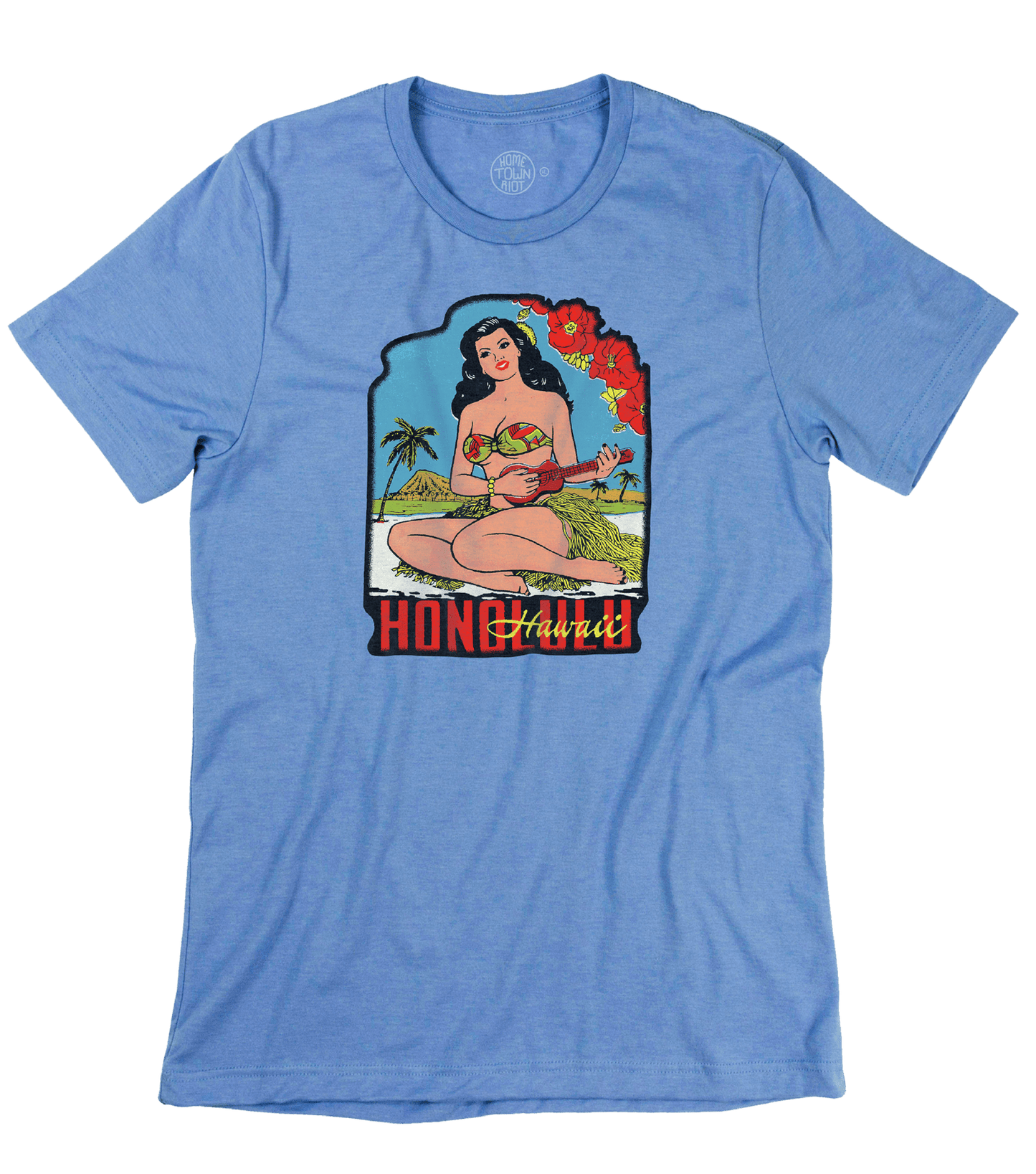 Honolulu Hula Girl Shirt - HomeTownRiot