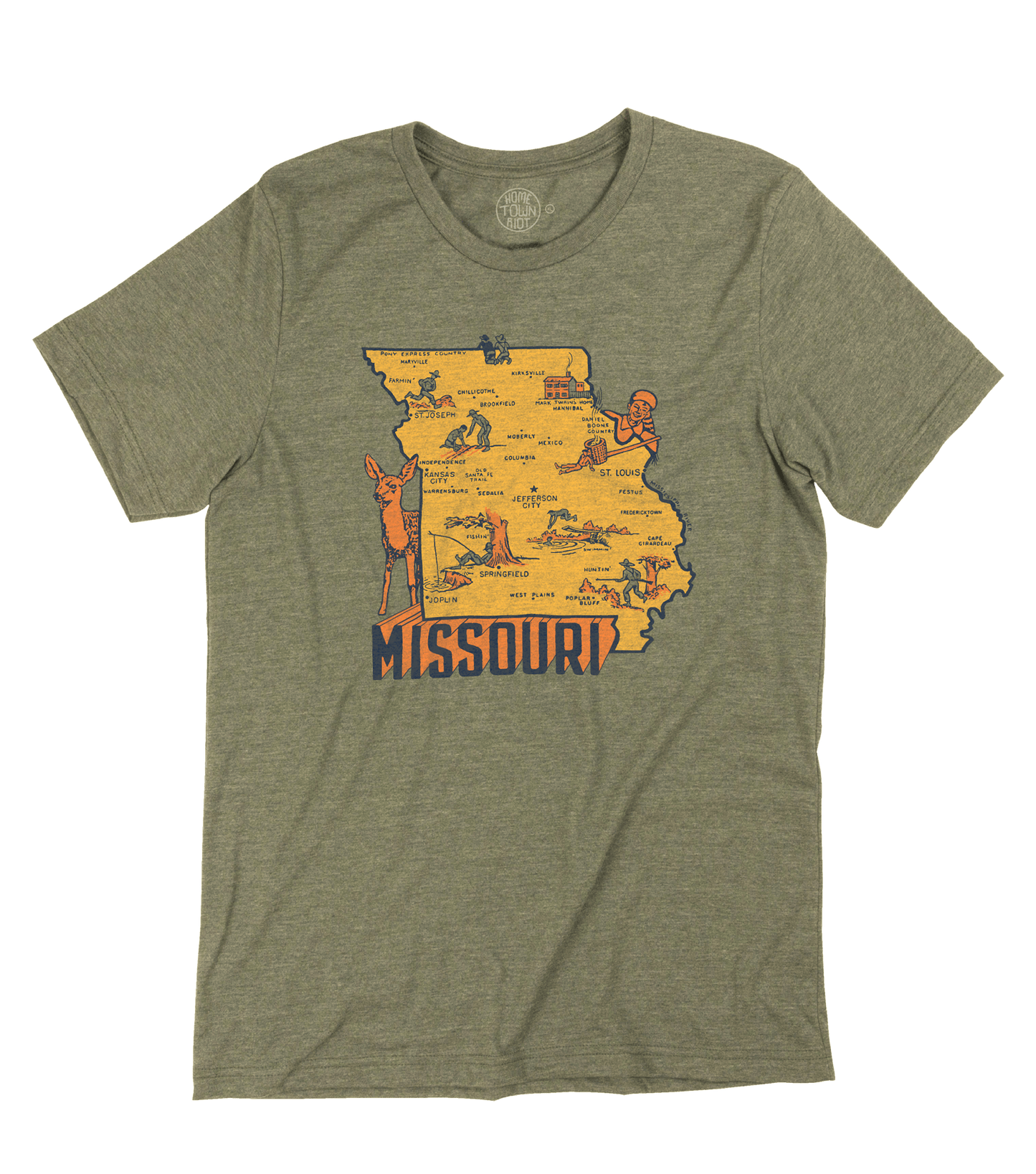 Missouri Map Shirt - HomeTownRiot
