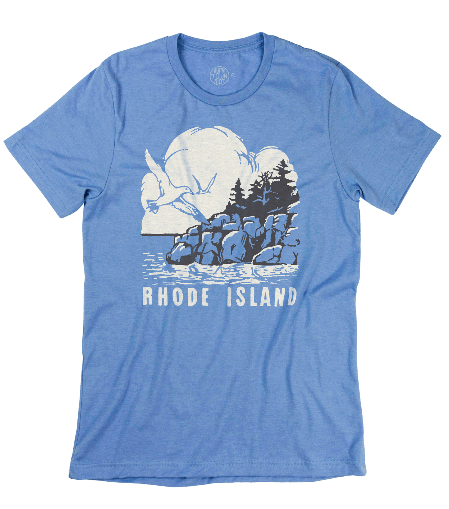 Rhode Island Seagull Shirt - HomeTownRiot