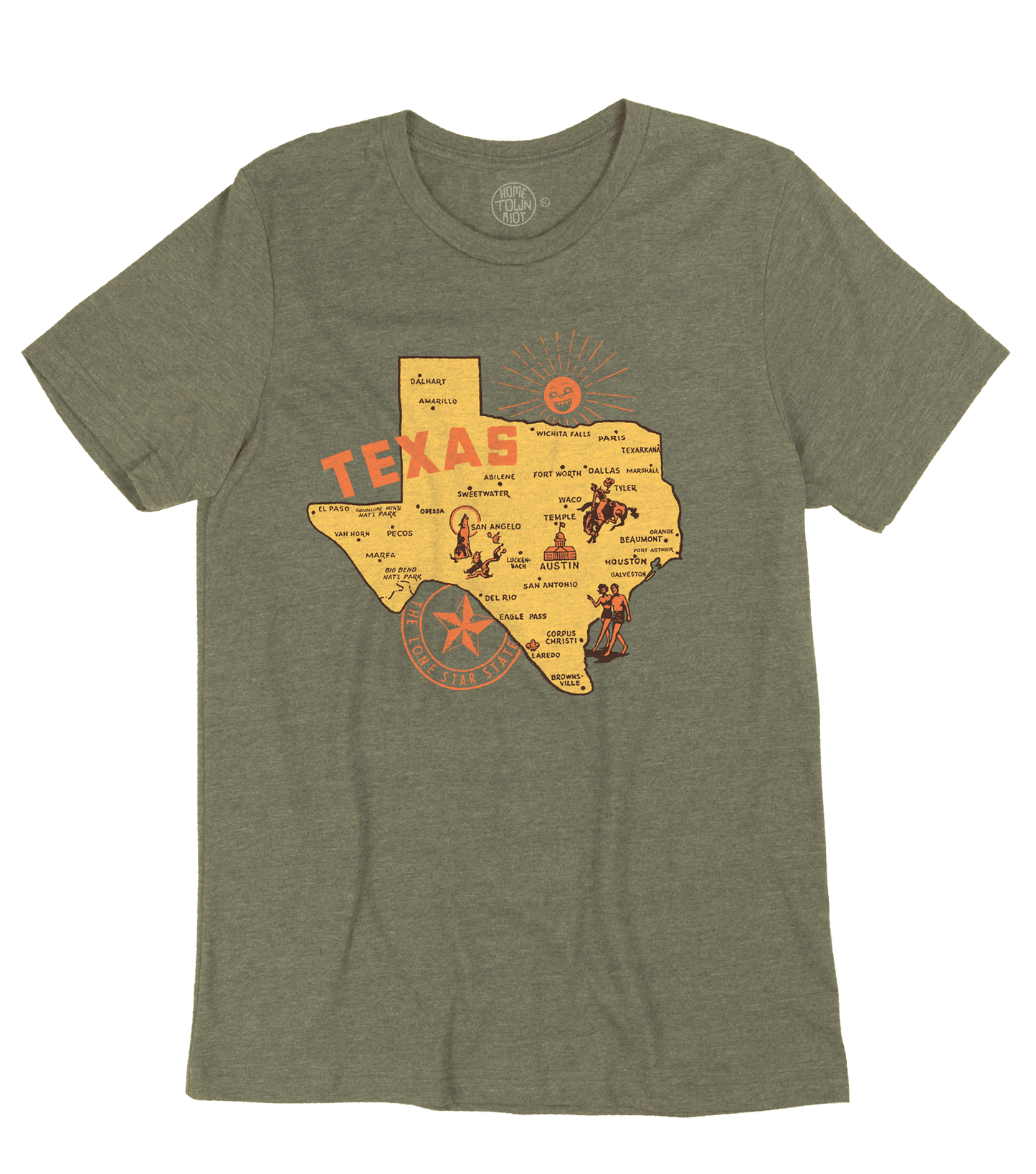 Texas Lone Star State Shirt - HomeTownRiot