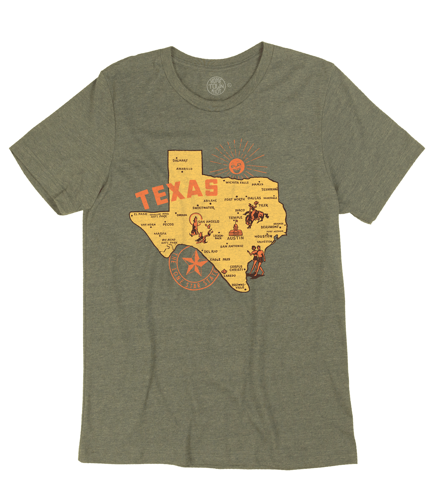 Texas Lone Star State Shirt - HomeTownRiot