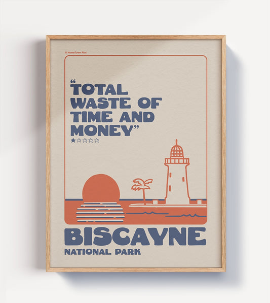Biscayne National Park 1 Star Review Print