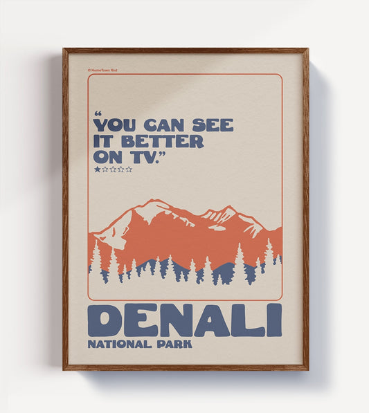 Denali National Park 1 Star Review Print