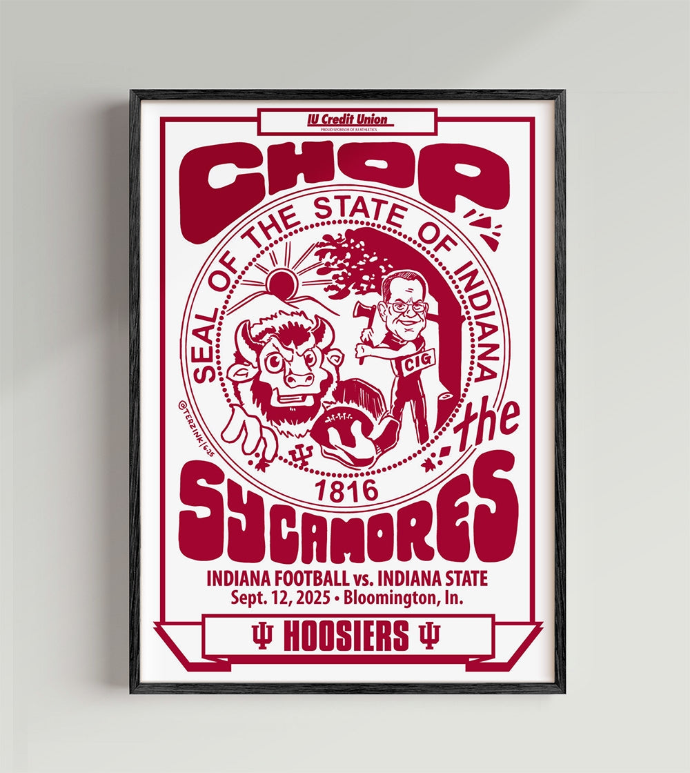 Game 3 VS Indiana State Print