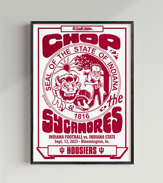 Game 3 VS Indiana State Print