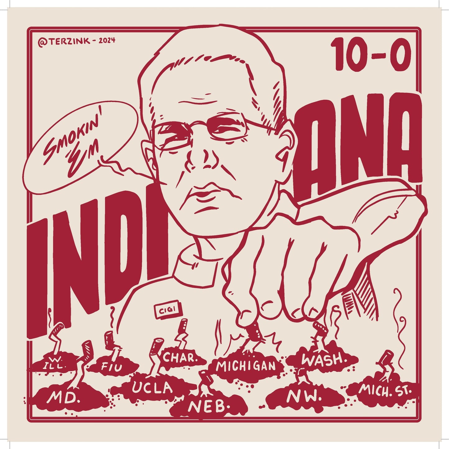 WINdiana Cigi Smokin' Poster